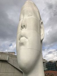 Low angle view of built structure against sky