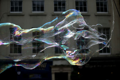 Close-up of bubbles