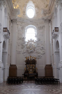 Interior of church