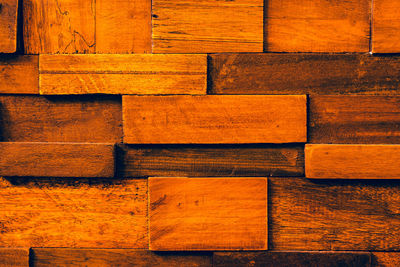 Full frame shot of wooden wall