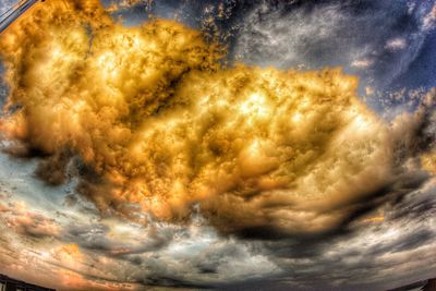 Scenic view of cloudy sky