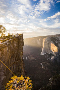 Scenic view of yosemite national park