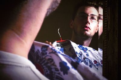 Portrait of young woman