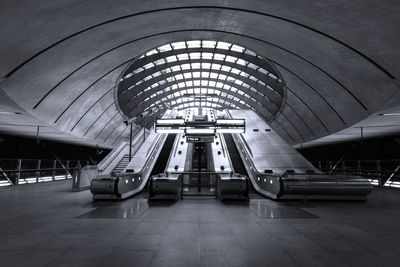 Interior of subway station