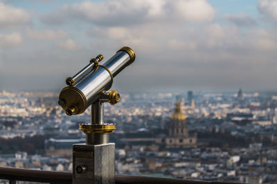 Paris view from above