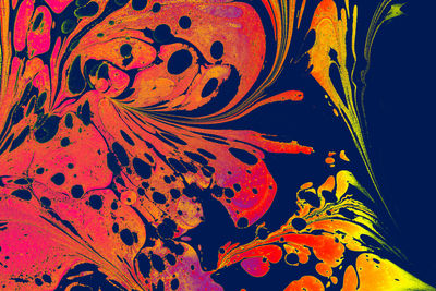 Full frame shot of multi colored painting