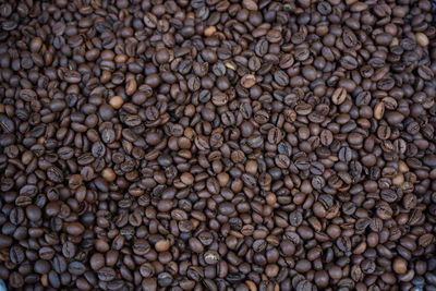 Full frame shot of coffee beans