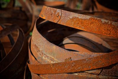 Close-up of rusty metal