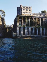 View of building by river