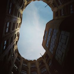 Low angle view of building against sky