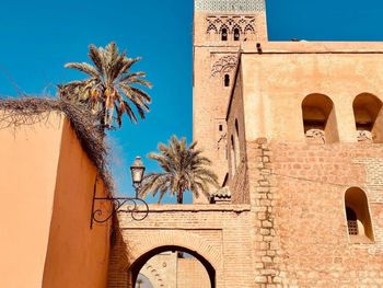 Low angle view of built structures