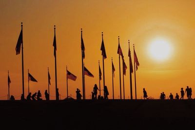 People at sunset