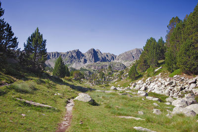 Madriu-perafita-claror valley, declared a world heritage site by unesco in 2004. andorra, europe