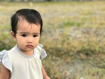 Portrait of cute boy