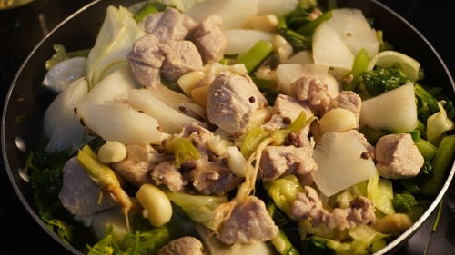 Close-up of food in plate