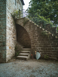 Staircase of old building