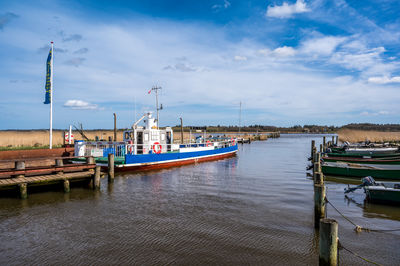 The old ferry at mellerup-voer, randers fjord, denmark