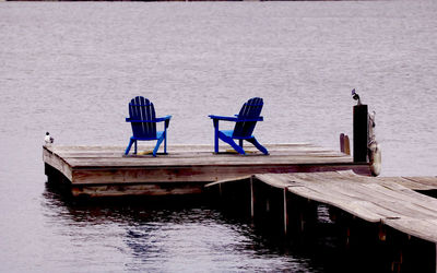 Pier on sea