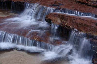 View of waterfall