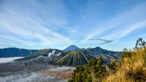 Landscape of mount bromo indonesia