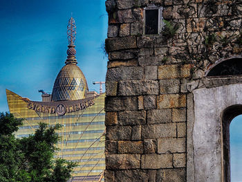 Low angle view of church