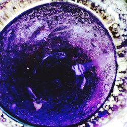 Close up of purple