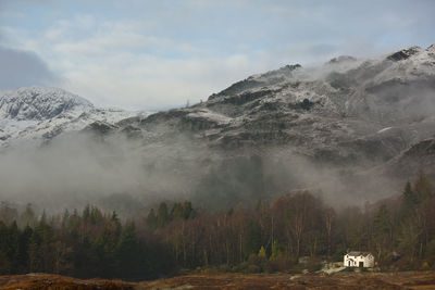 Remote cottage in the british lake district