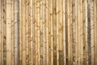 Full frame shot of wooden wall