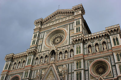 Low angle view of the florence cathedral