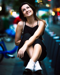 Portrait of a smiling young woman