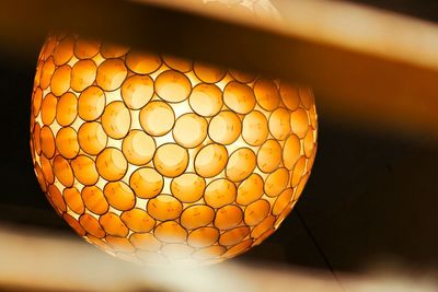 Close-up of illuminated light bulb