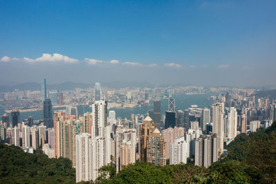 View of cityscape against sky