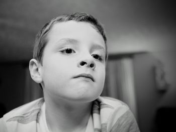 Close-up portrait of a boy