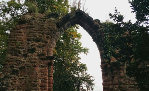 Low angle view of historical building