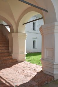 Entrance of historic building