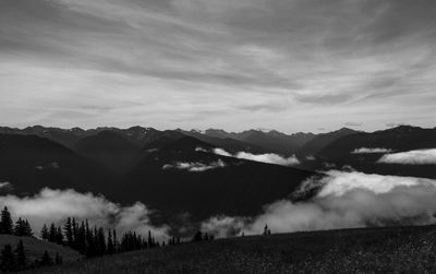 Panoramic view of landscape against sky