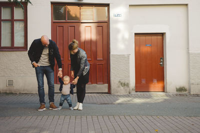 Parents with baby