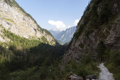 Saugasse, kärlingerhaus, berchtesgaden national park in autumn