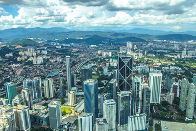 Aerial view of cityscape