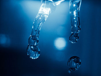 Close-up of pouring water