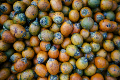 Full frame shot of fruits in market for sale