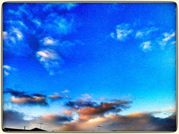 Low angle view of cloudy sky