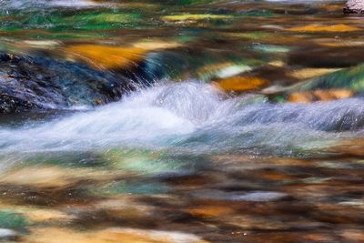 Scenic view of waterfall