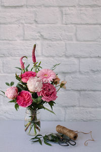 Close-up of flowers in vase