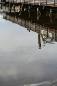 Scenic view of water against sky