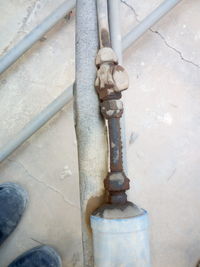 Close-up of pipe