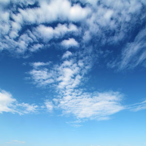 Low angle view of clouds in sky