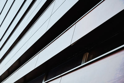 Modern building facade with geometric pattern