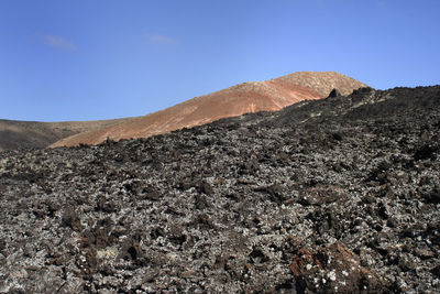 Scenic view of desert against sky