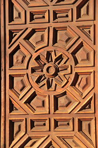 Full frame shot of wooden structure